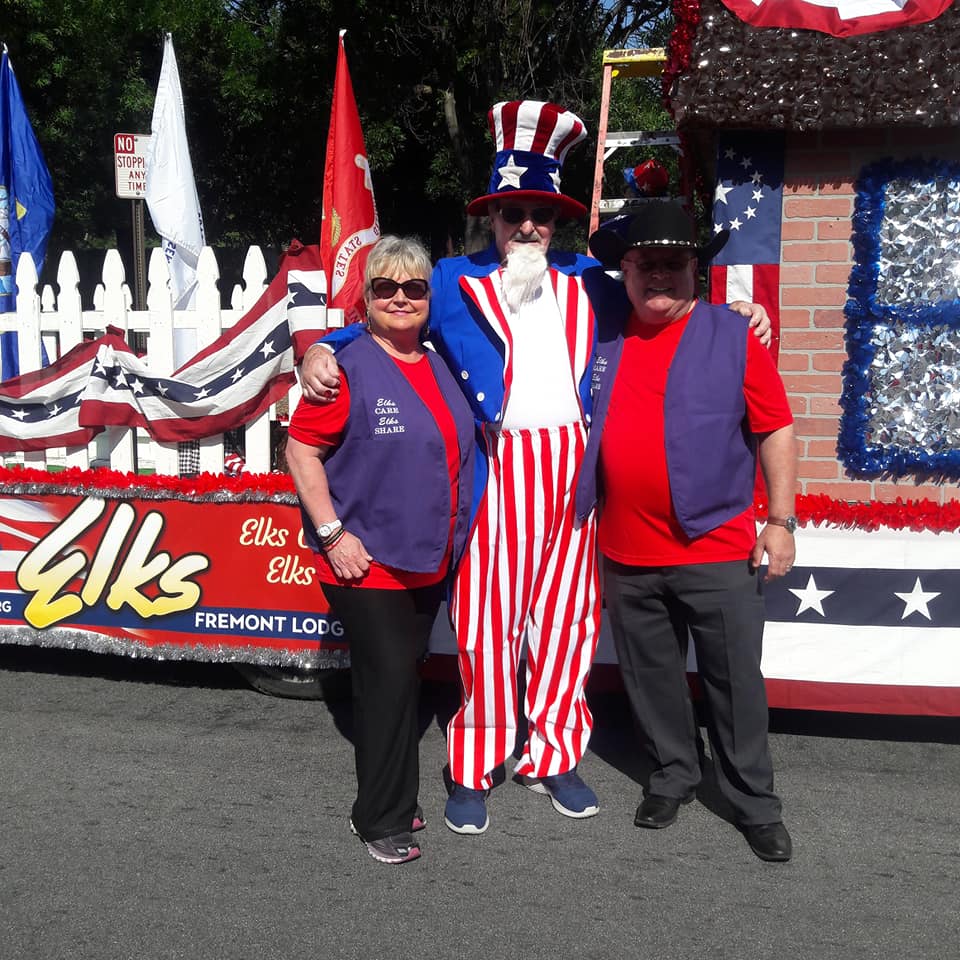 Fremont 4th of July Parade - Fremont Elks Lodge 2121