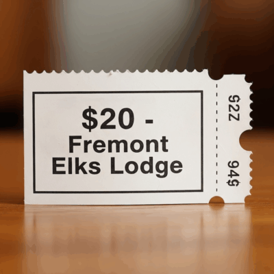 Classic Car Show - Day of Event - 20 Raffle Tickets
