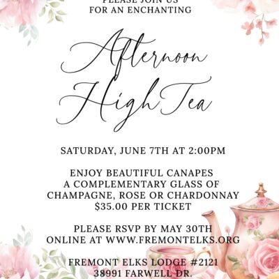 First Gentleman's Afternoon Tea