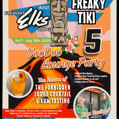 Freaky Tiki 5 Voodoo Lounge Party & Rum Tasting - 7-19-2025