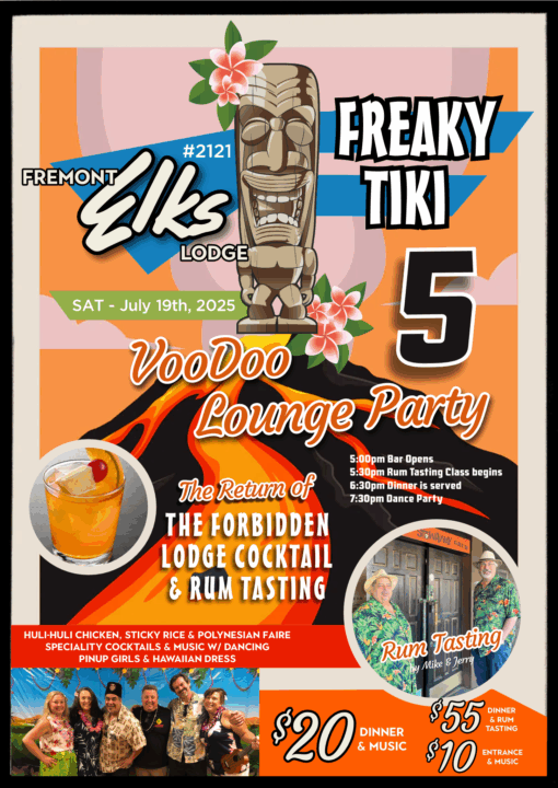 Freaky Tiki 5 Voodoo Lounge Party & Rum Tasting - 7-19-2025