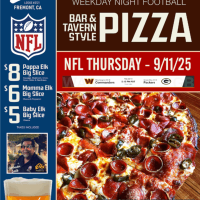 TNF - Bar and Tavern Style Pizza 9/11