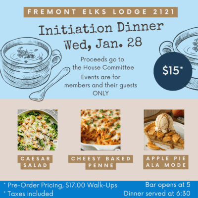 Initiation Dinner- Cheesy Baked Penne Pasta Dinner