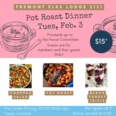 TND- Pot Roast Dinner 2/3/26