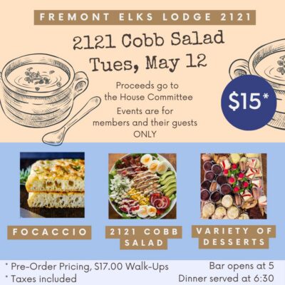 TND- 5/12 Cobb Salad Dinner