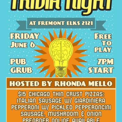 6/5/26 Trivia and Chicago Thin Crust Pizzas