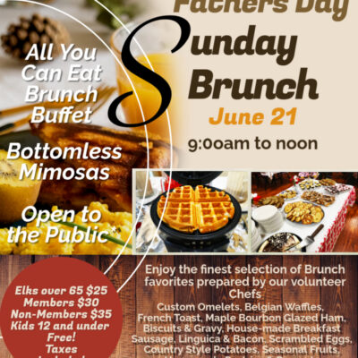 Fathers Day Brunch 6/21/26