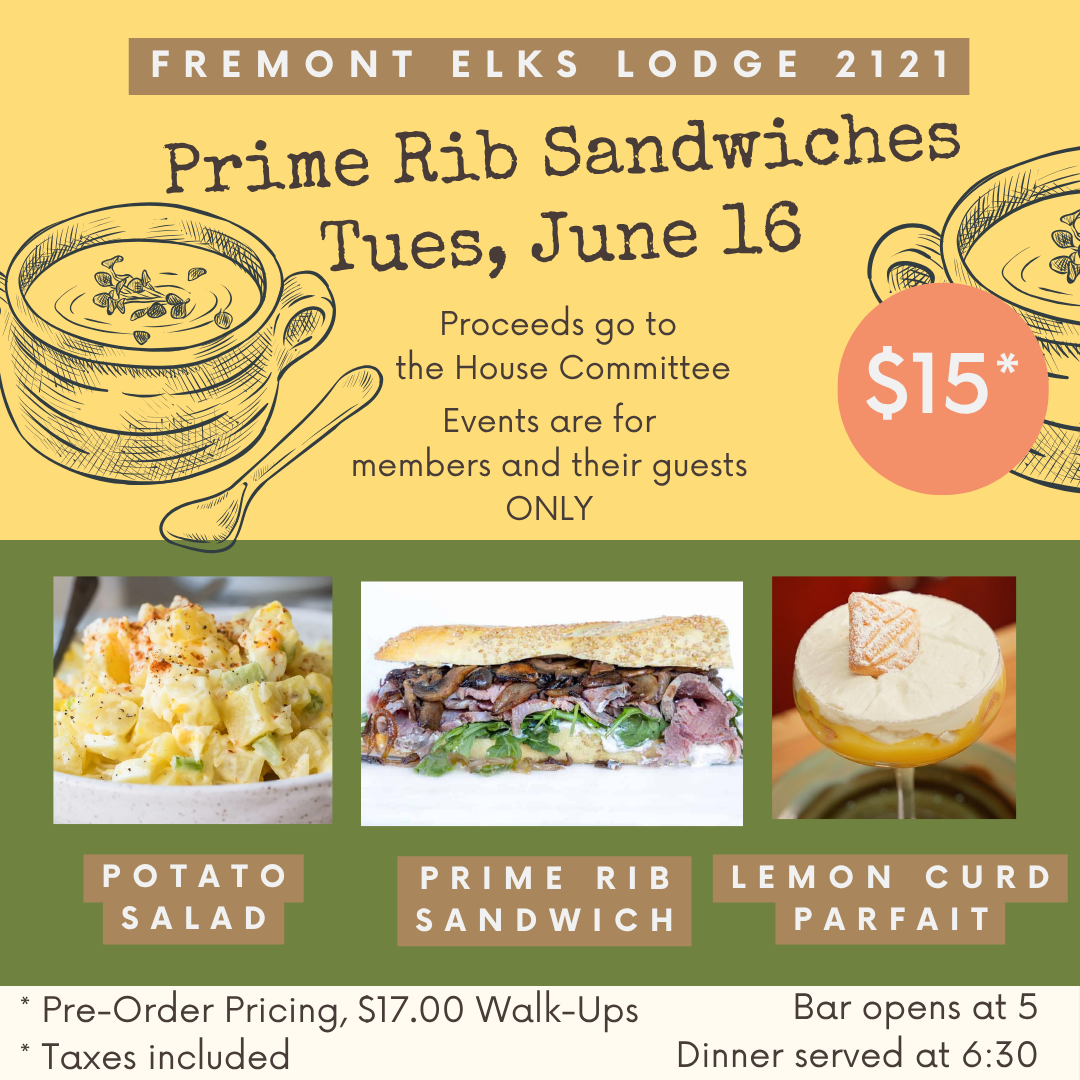 TND- 6/16/26 Prime Rib Sandwich