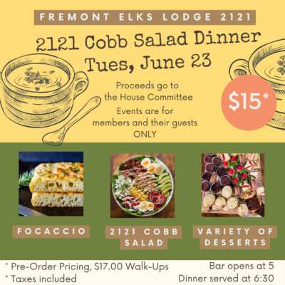 TND- 6/23/26 Cobb Salad Dinner
