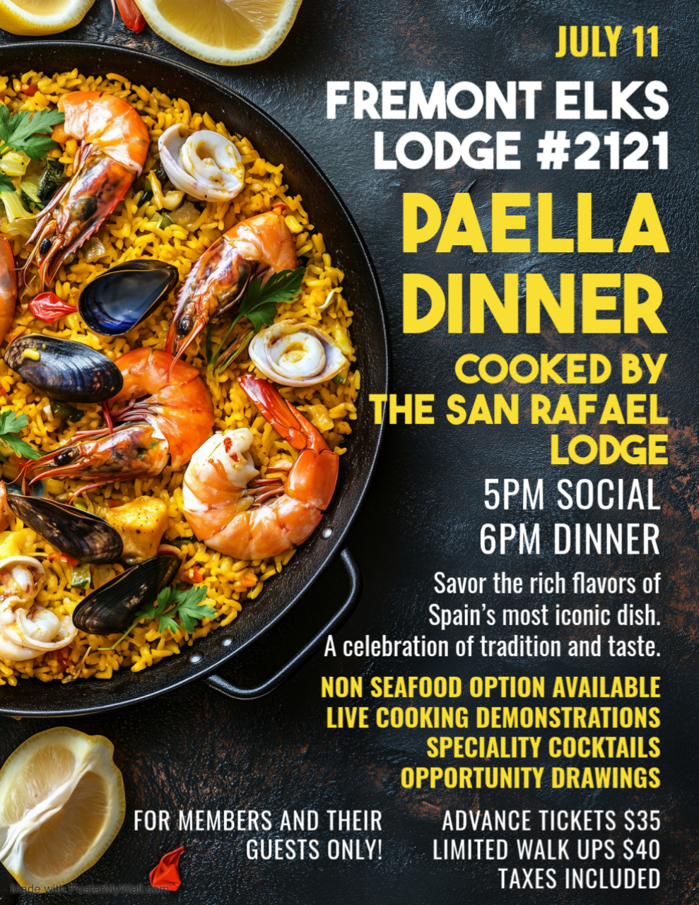ER Event- Paella Dinner
