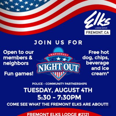 8/4 TND- National Night Out Dinner