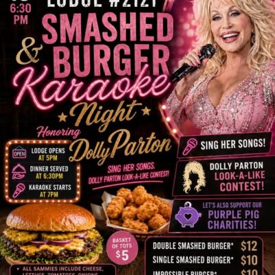 9/18/26 Karaoke and Smashed Burgers