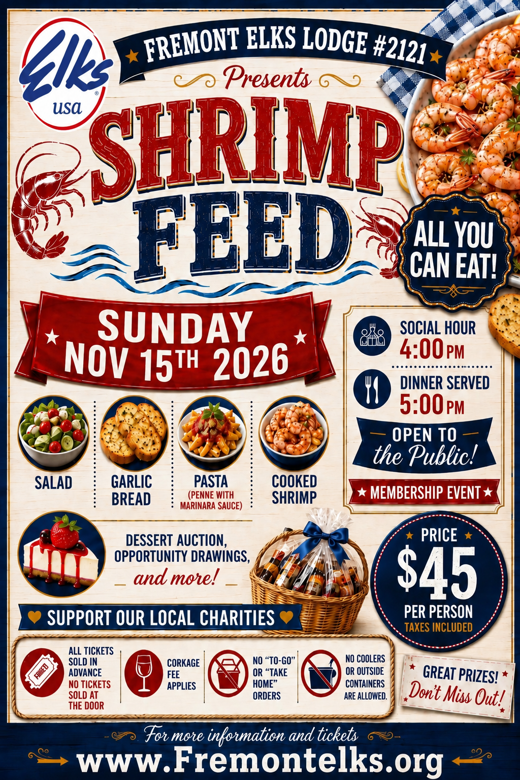 11/15/26 Fall Shrimp Feed